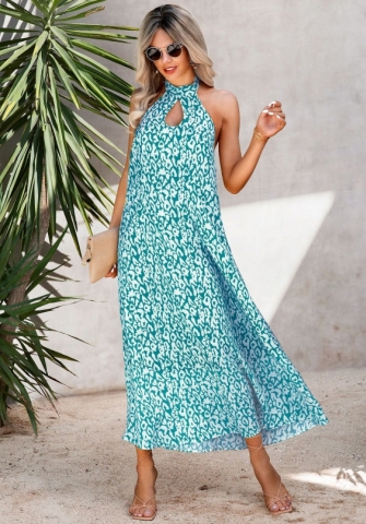 (Real Image)2022 Styles Women Fashion INS Styles Print Bohemian Maxi Dress