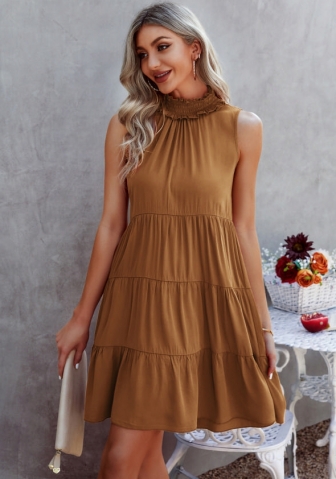 (Real Image)2022 Styles Women Fashion INS Styles Solid Color Bohemian Maxi Dress