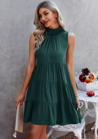 (Real Image)2022 Styles Women Fashion INS Styles Solid Color Bohemian Maxi Dress