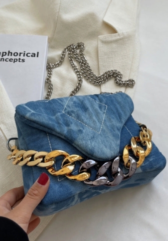 (Real Image)2022 Styles Women Fashion INS Styles Fashion Jeans Bandbag