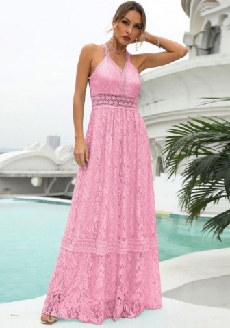(Real Image)2022 Styles Women Fashion INS Styles Lace Bohemian Maxi Dress