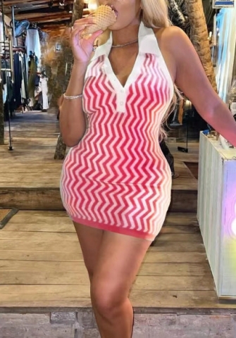 (Real Image)2022 Styles Women Fashion INS Styles Backless Sweater Mini Dress