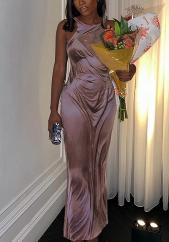 (Real Image)2022 Styles Women Fashion INS Styles Print Maxi Dress