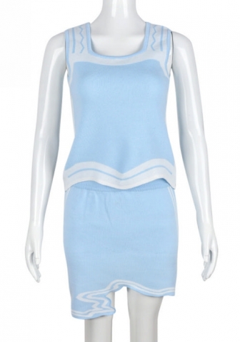 (Real Image)2022 Styles Women Fashion INS Styles Sweater Two Piece Dress