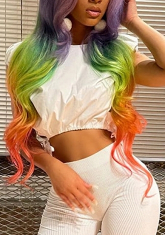 (Real Image)2022 Styles Women Fashion INS Styles White Sleeveless Tops