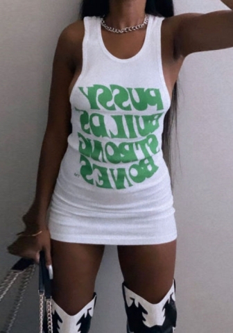 (Real Image)2022 Styles Women Fashion INS Styles Print Strap Summer Mini Dress