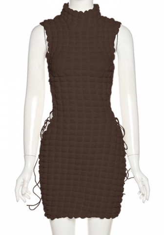 (Real Image)2022 Styles Women Fashion INS Styles Double Lace Up Mini Dress