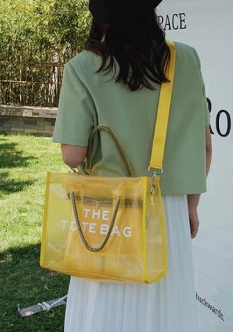 (Real Image)2022 Styles Women Fashion INS Styles See Through Handbag