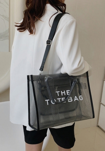 (Real Image)2022 Styles Women Fashion INS Styles See Through Handbag