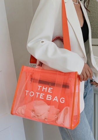 (Real Image)2022 Styles Women Fashion INS Styles See Through Handbag