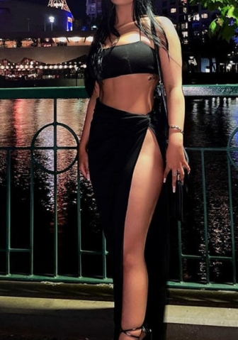 2022 Styles Women Fashion INS Styles Strap Two Piece Dress