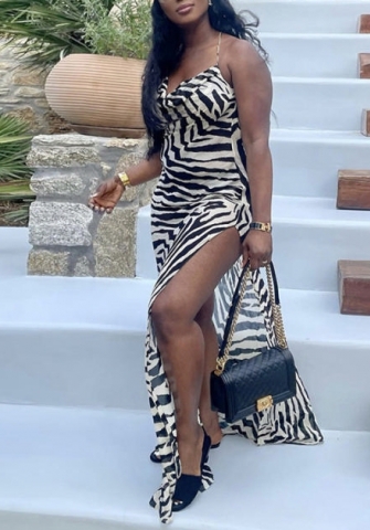 (Real Image)2022 Styles Women Fashion Instagram Styles Tie Maxi Dress