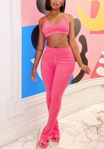 (Real Image)2022 Styles Women Fashion Instagram Styles Rose Yoga Tracksuit Suit