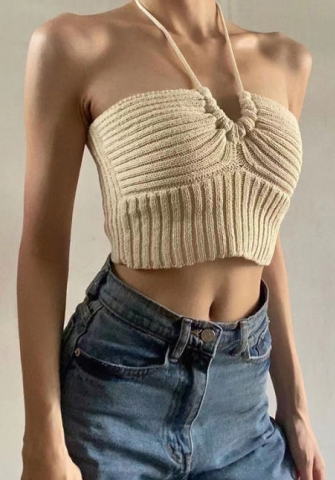 (Apricot)2022 Styles Women Fashion Instagram Styles Sweater Tank Tops