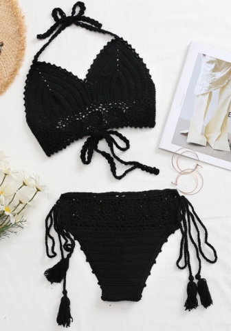 2022 Styles Women Fashion Summer Instagram Styles Sweater Bikini Set