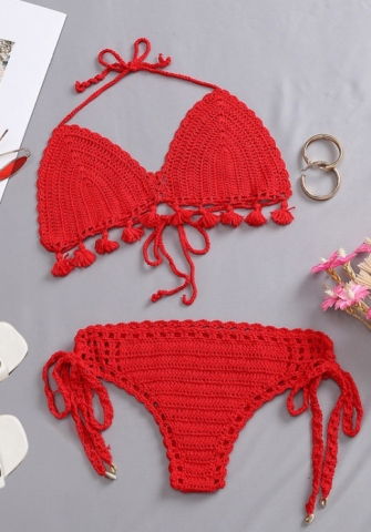 2022 Styles Women Fashion Summer Instagram Styles Sweater Bikini Set