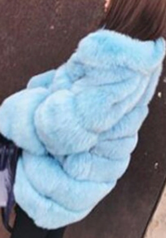 (Sky Blue)2022 Styles Women Fashion Winter TikTok&Instagram Styles Fur Coats