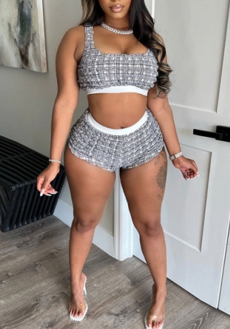 (Real Image)2022 Styles Women Fashion Summer TikTok&Instagram Styles Short Two Piece Suit
