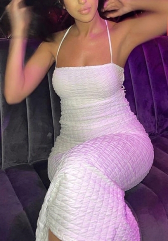 (Real Image)2022 Styles Women Fashion Summer TikTok&Instagram Styles Strap Maxi Dress