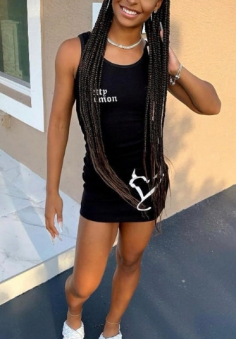 (Real Image)2022 Styles Women Fashion Summer TikTok&Instagram Styles Print Strap Summer Mini Dress