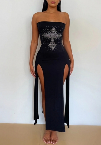 (Real Image)2022 Styles Women Fashion Summer TikTok&Instagram Styles High Split Maxi Dress