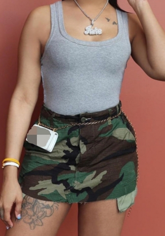 (Real Image)2022 Styles Women Fashion Summer TikTok&Instagram Styles Camouflage Skirts
