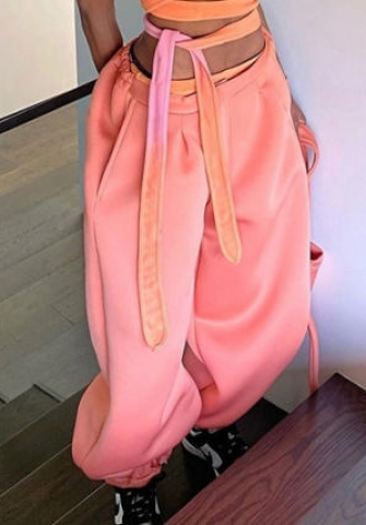 (Pink)2022 Styles Women Fashion Summer TikTok&Instagram Styles Loose Long Pants