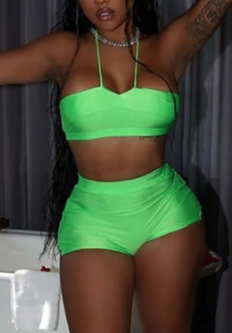 (Real Image)2022 Styles Women Fashion Summer TikTok&Instagram Styles Short Two Piece Suit