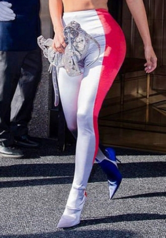 (Real Image)2022 Styles Women Fashion Summer TikTok&Instagram Styles Contrast Color Long Pants