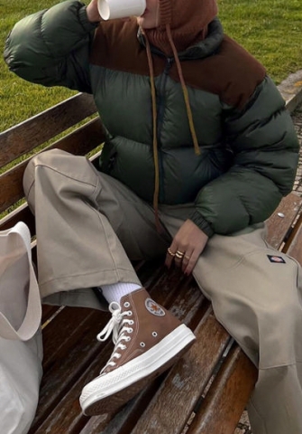 (Dark Green)2022 Styles Women Fashion Summer TikTok&Instagram Styles Contrast Color Coat