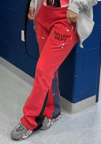 (Red)2022 Styles Women Fashion Summer TikTok&Instagram Styles Print Long Pants