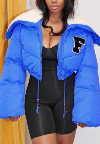 (Real Image)2022 Styles Women Fashion Summer TikTok&Instagram Styles Letter F Front Zipper Coat