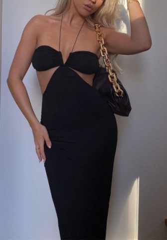 (Real Image)2022 Styles Women Fashion Summer TikTok&Instagram Styles Tie Maxi Dress