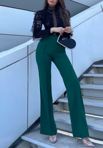 (Only Long Pants)(Real Image)2022 Styles Women Fashion Summer TikTok&Instagram Styles Solid Color Long Pants