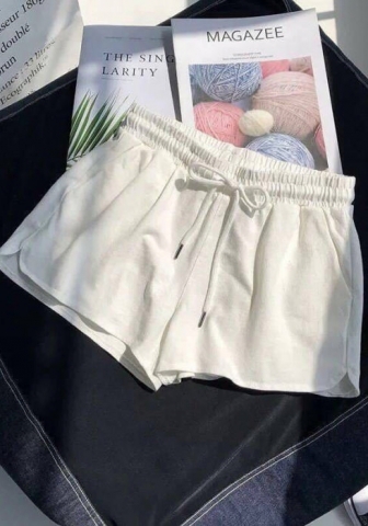 (Real Image)2022 Styles Women Fashion Summer TikTok&Instagram Styles Solid Color Short Pants