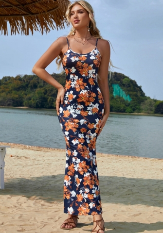 (Real Image)2022 Styles Women Fashion Summer TikTok&Instagram Styles  Floral Maxi Dress
