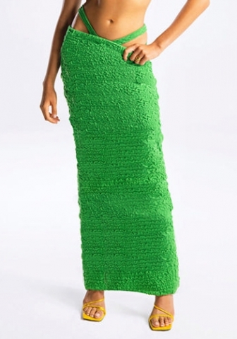 (Real Image)2022 Styles Women Fashion Summer TikTok&Instagram Styles Solid Color Skirts