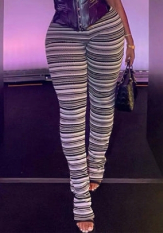 (Black)2022 Styles Women Fashion Summer TikTok&Instagram Styles Contrast Color Long Pants