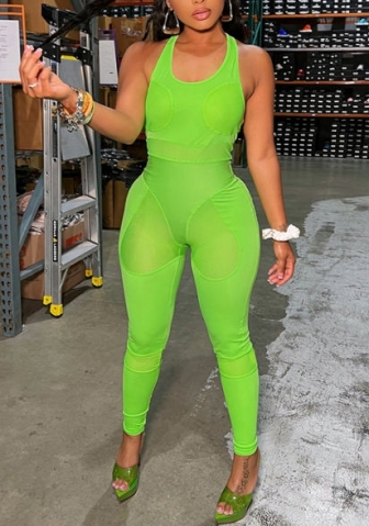 (Real Image)2022 Styles Women Fashion Summer TikTok&Instagram Styles Strap Net Jumpsuit