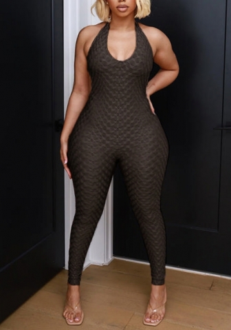 (Real Image)2022 Styles Women Fashion Summer TikTok&Instagram Styles Halter Backless Jumpsuit