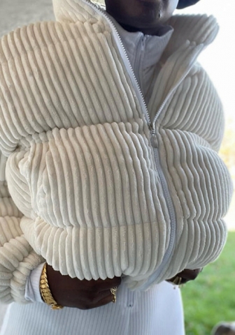 (Real Image)2022 Styles Women Fashion Summer TikTok&Instagram Styles Front Zipper Coat