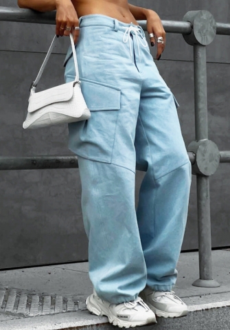 (Real Image)2022 Styles Women Fashion Summer TikTok&Instagram Styles Loose Long Pants