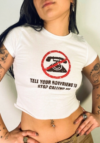 (Real Image)2022 Styles Women Fashion Summer TikTok&Instagram Styles Short Sleeve Print Tee