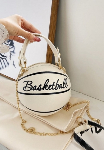 (Real Image)2022 Styles Women Fashion Summer TikTok&Instagram Styles Print Basketball Handbag