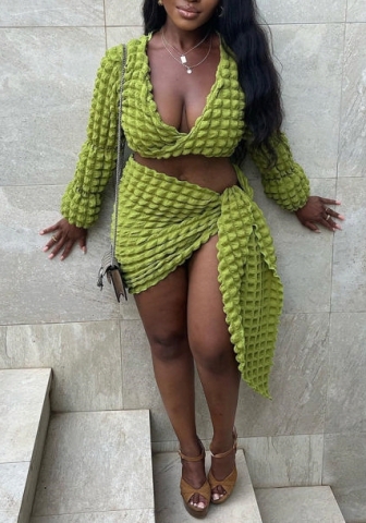 (Green)2022 Styles Women Fashion Summer TikTok&Instagram Styles Cotton Mini Dress