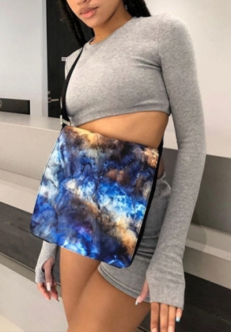 (Gray)2022 Styles Women Fashion Summer TikTok&Instagram Styles Short Two Piece Suit