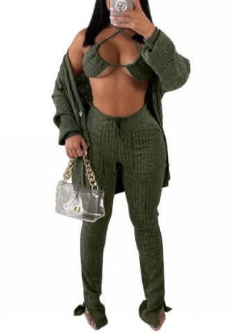 (Real Image)2022 Styles Women Fashion Summer TikTok&Instagram Styles Sweater 3 Piece Suit