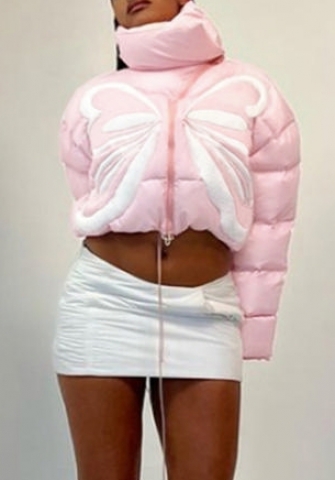 (Pink)2022 Styles Women Fashion Summer TikTok&Instagram Styles Print Butterfly Coat