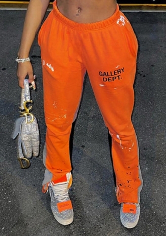 (Real Image)2022 Styles Women Fashion Summer TikTok&Instagram Styles Print Loose Long Pants