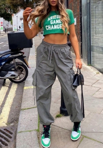 (Only Long Pants)(Real Image)2022 Styles Women Fashion Summer TikTok&Instagram Styles Loose OL Long Pants